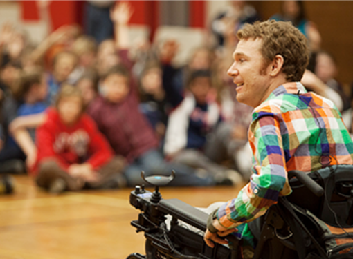 Rick Hansen Foundation ambassador speaks about people with disabilities