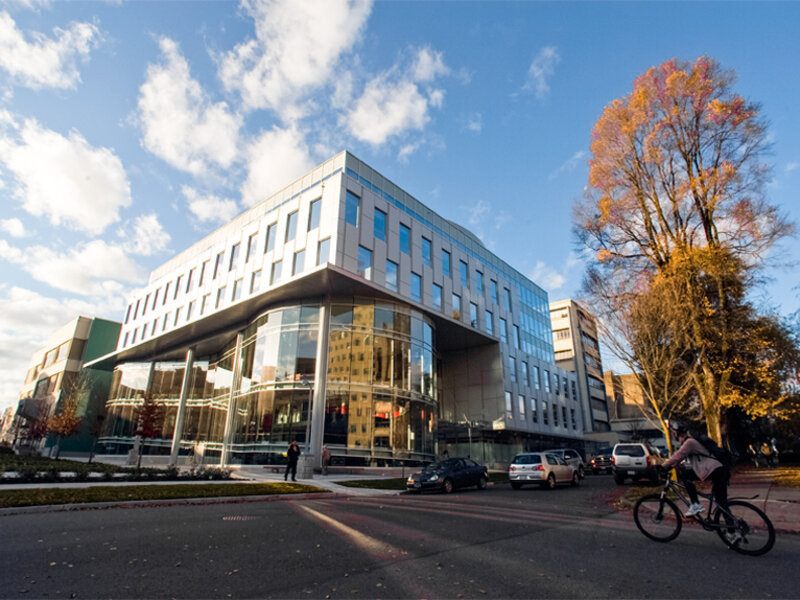 Outside view of the Blusson Spinal Cord Centre