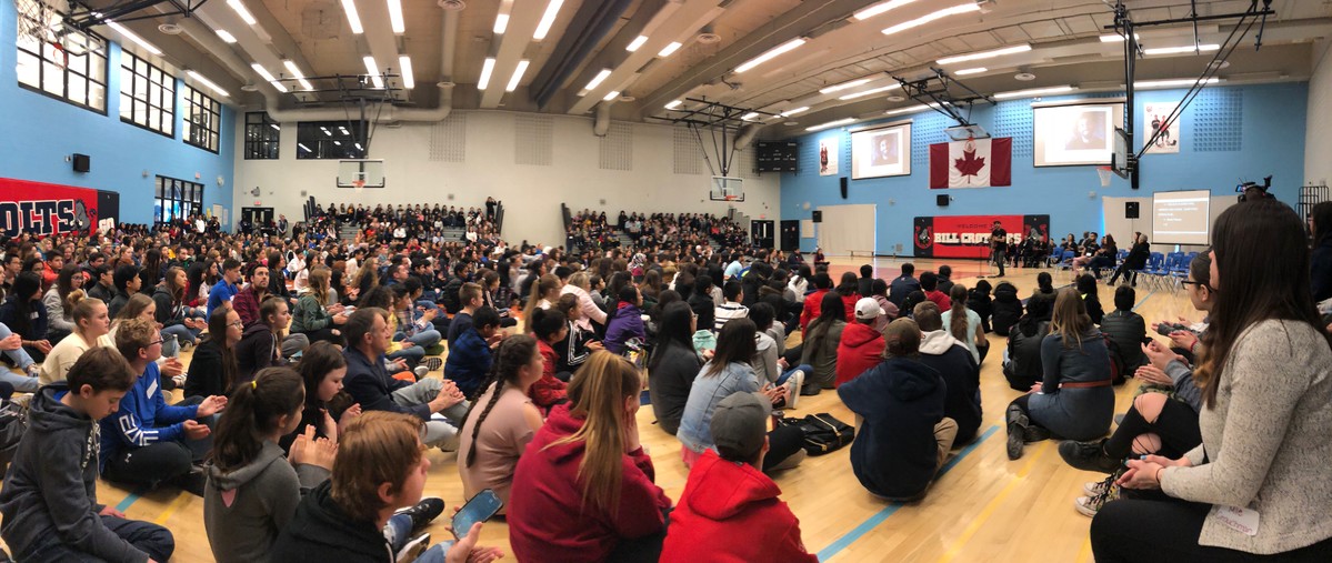 Ambassador presentation in a school
