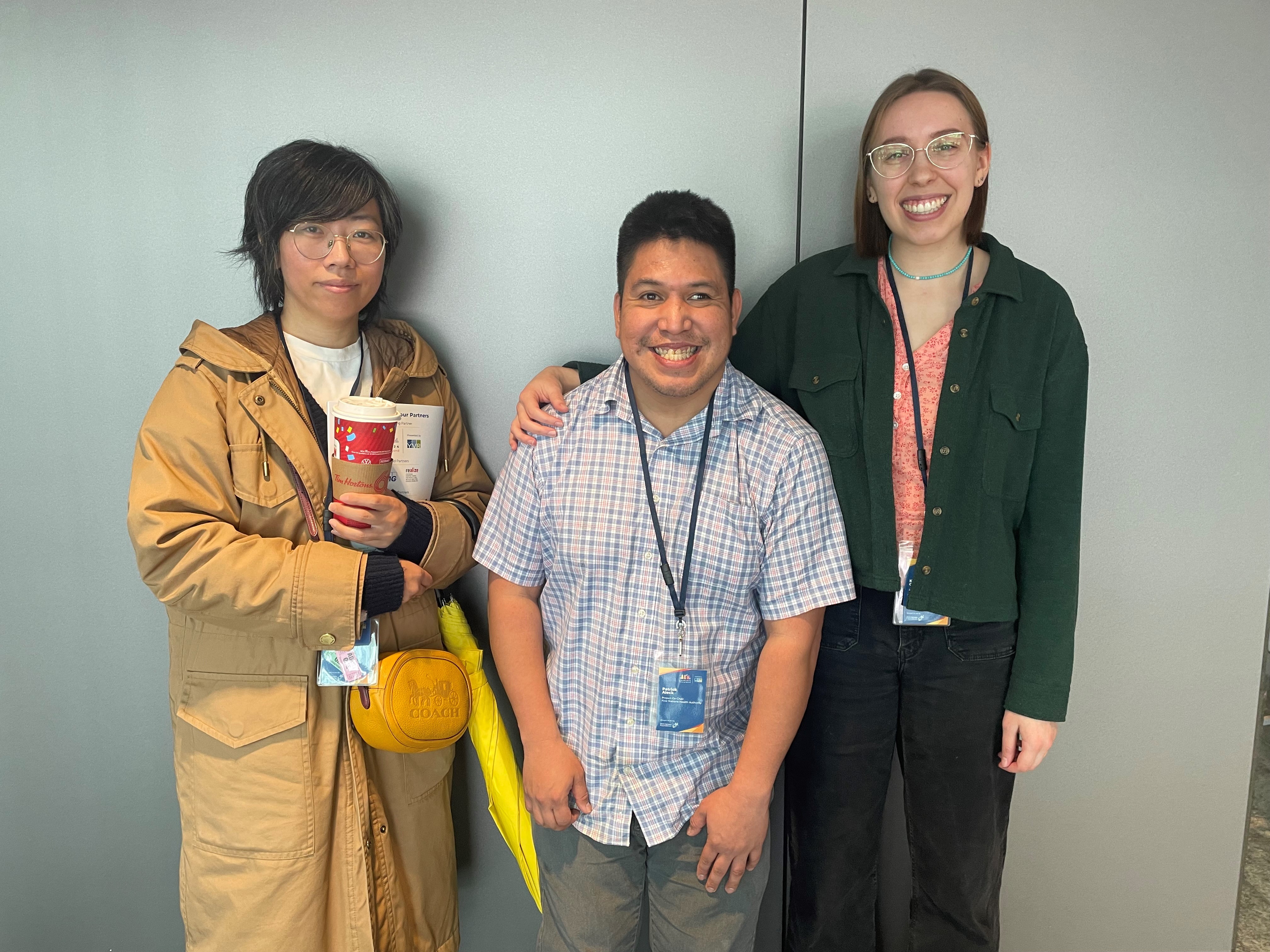 From Left to Right: Tsubasa Kozai, Patrick Aleck, and Kate Checknita 