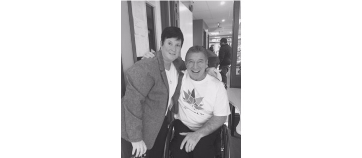 Carolyn West and Rick Hansen