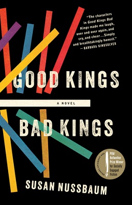 Book Cover: Good Kings Bad Kings, bright coloured stripes