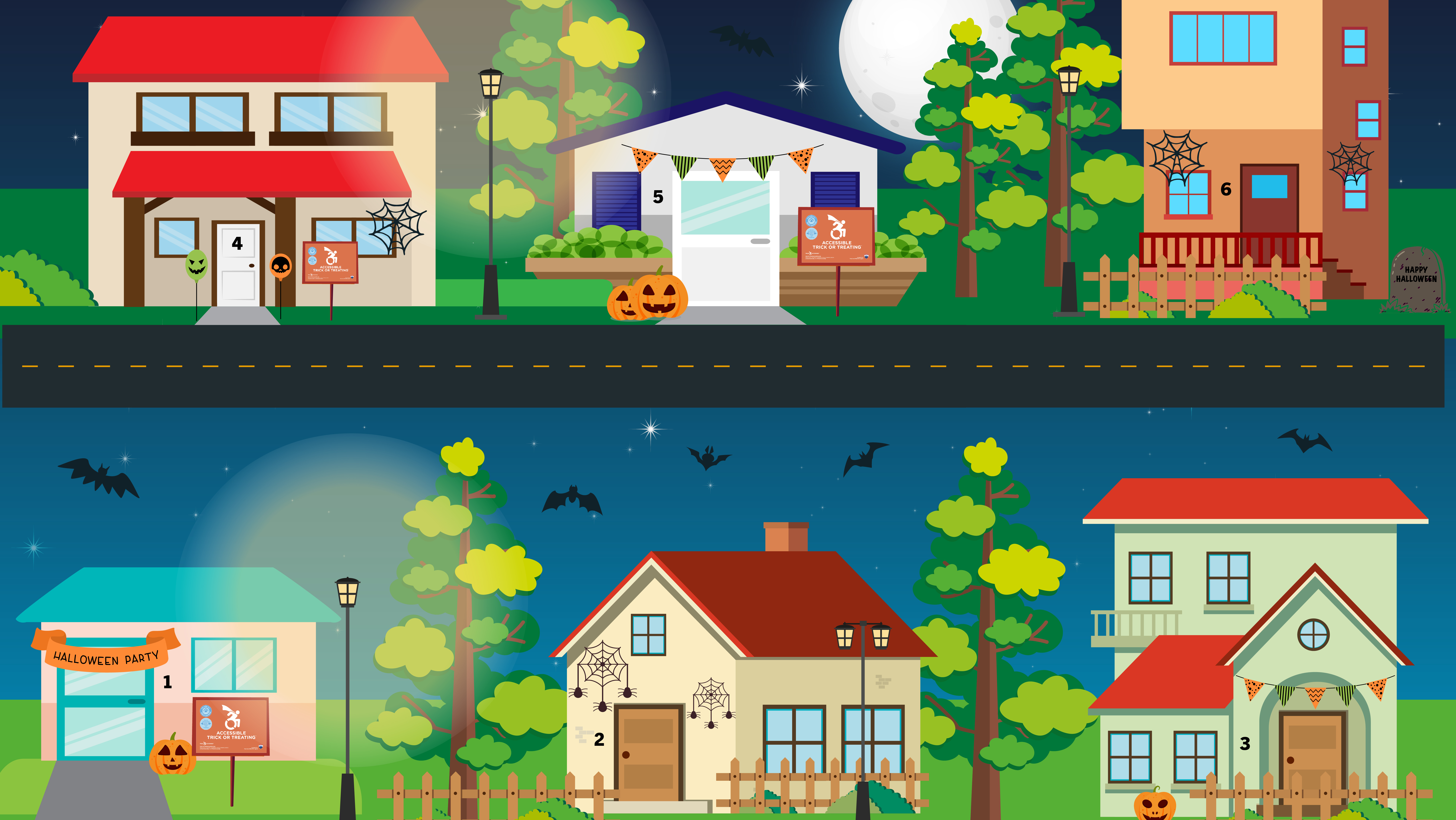 halloween neighbourhood cartoon