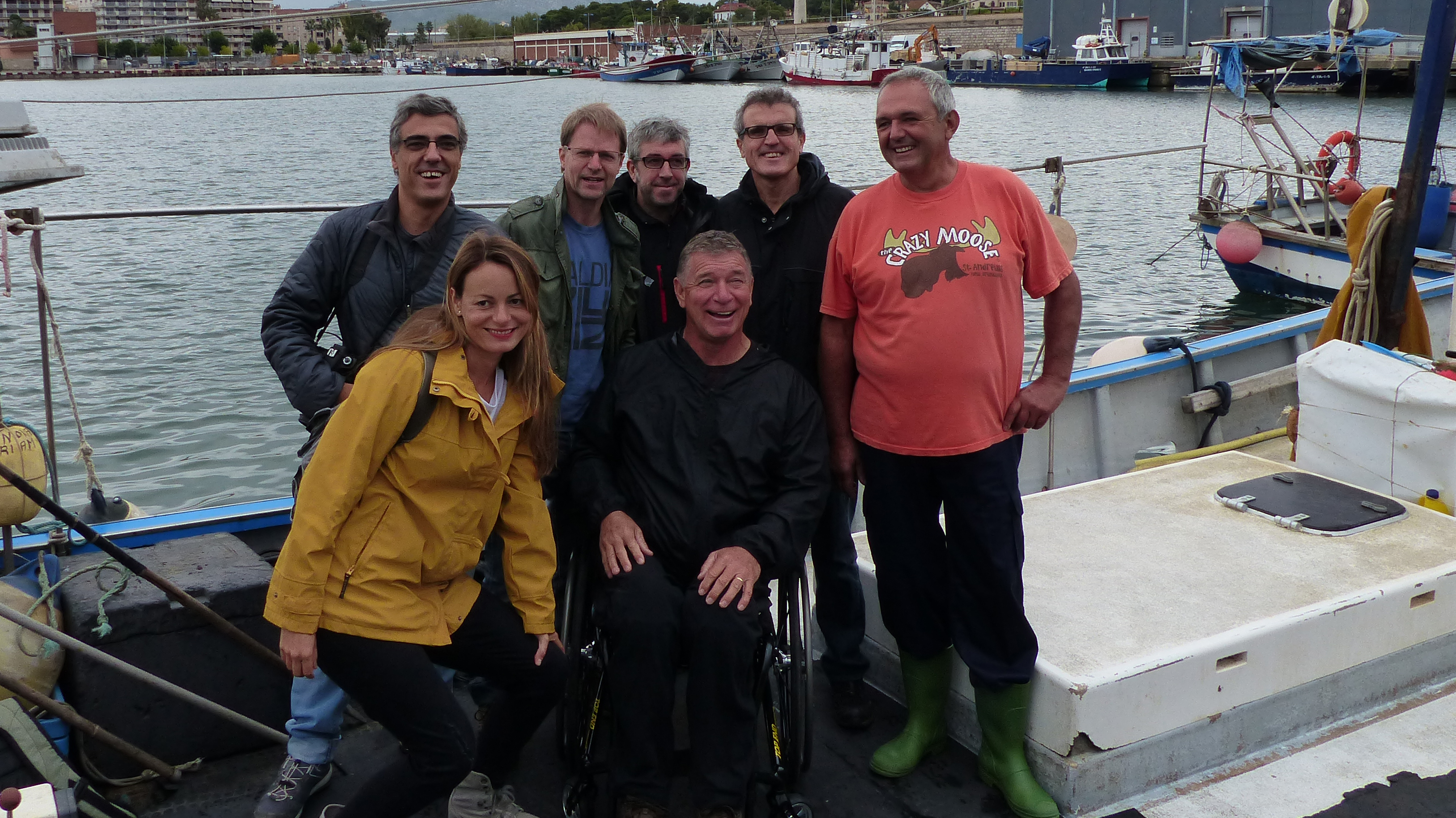 Rick, Ivana and crew fishing for octopus.