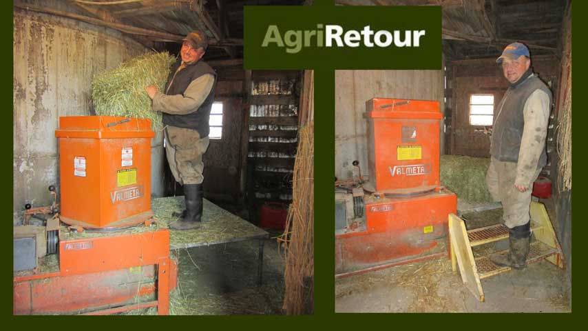 Yvan at his farm.