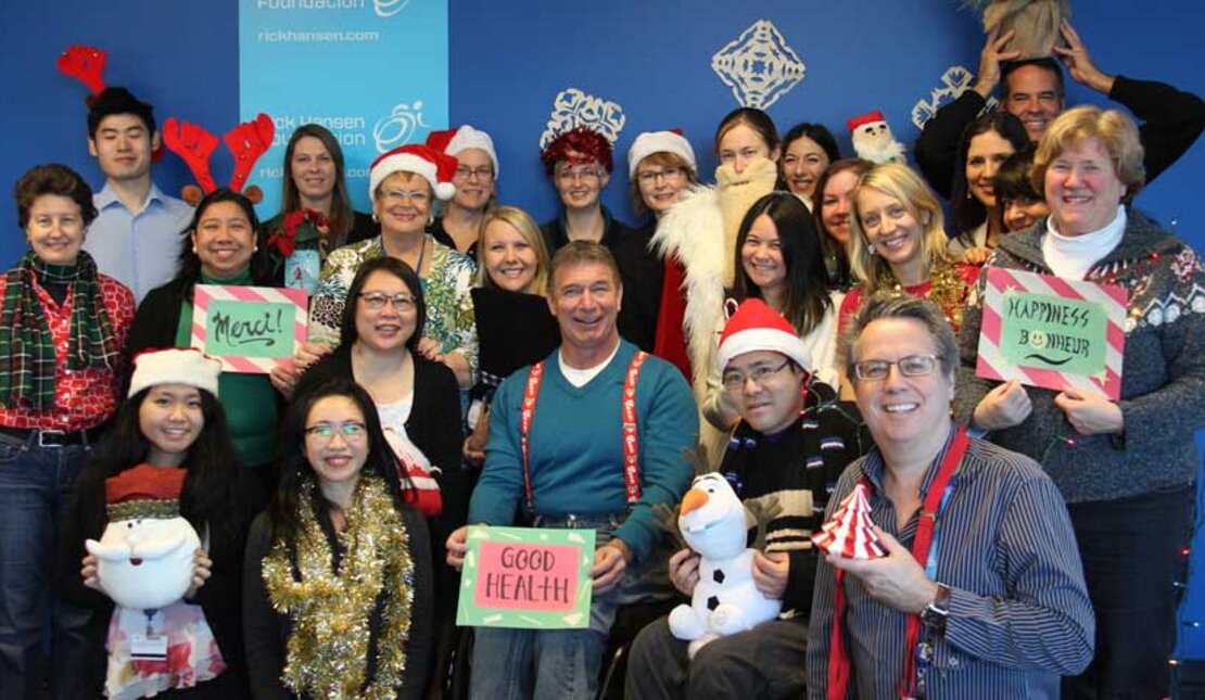 Rick Hansen Foundation Staff, Christmas 2014