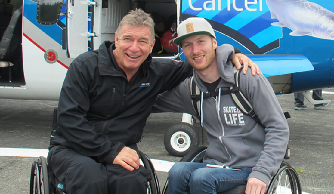 Photo with Darryl Tait with Rick Hansen 