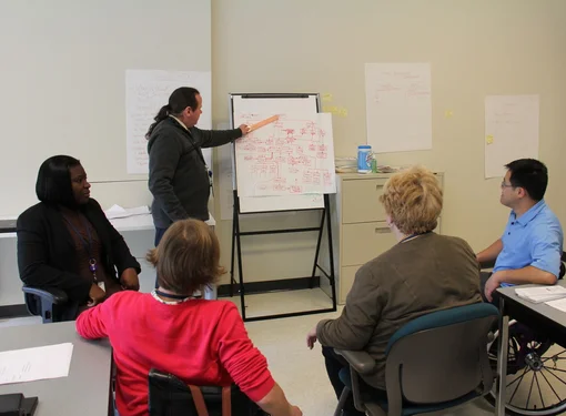 Employees with disabilities at the Rick Hansen Foundation 