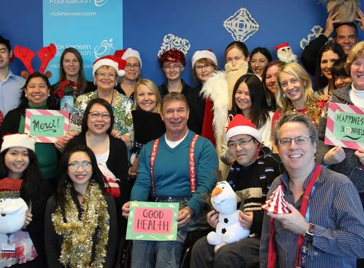 Rick Hansen Foundation Staff, Christmas 2014