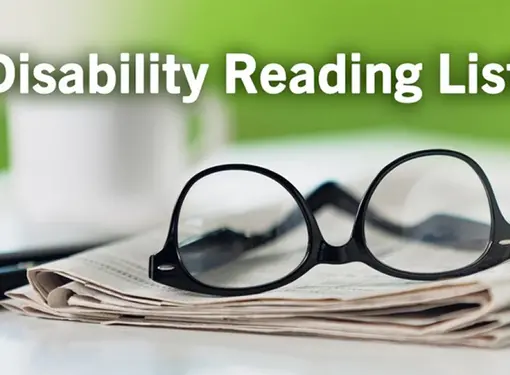 Text on Image says: Disability Reading List