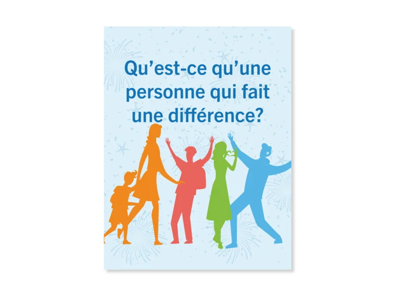  Qu’est-ce qu’une personne qui fait une différence? (élémentaire)