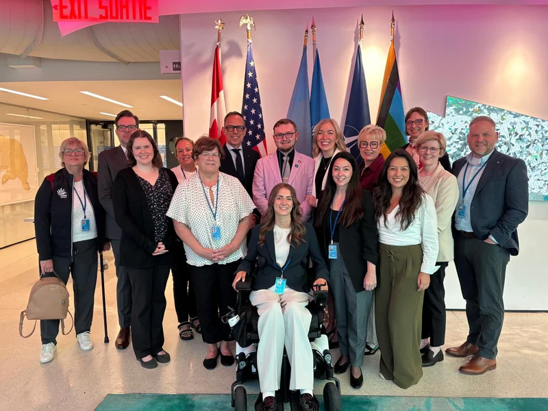 Representing Canada: Ainsley Wood travelled to the United Nations to provide a youth perspective 