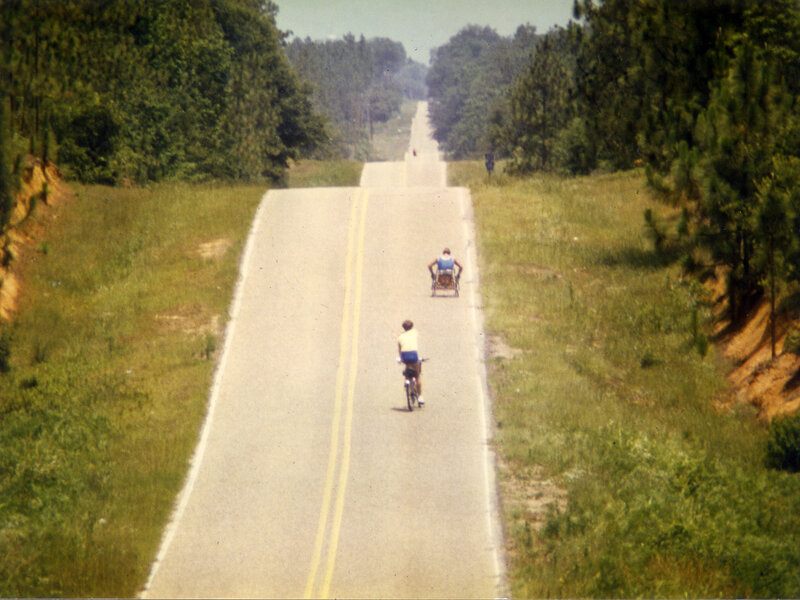 En 1985, sur une route isolée à Deming, au Nouveau-Mexique.