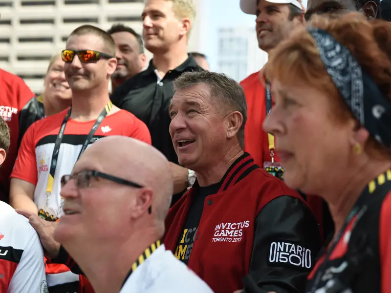 Rick Hansen at the Invictus Games.